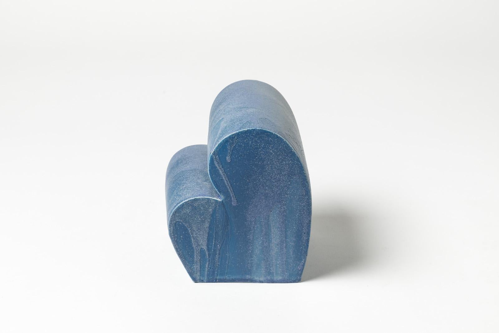 Contemporary Ceramic Sculpture by Julia Huteau, Abstract Form In Excellent Condition In Neuilly-en- sancerre, FR