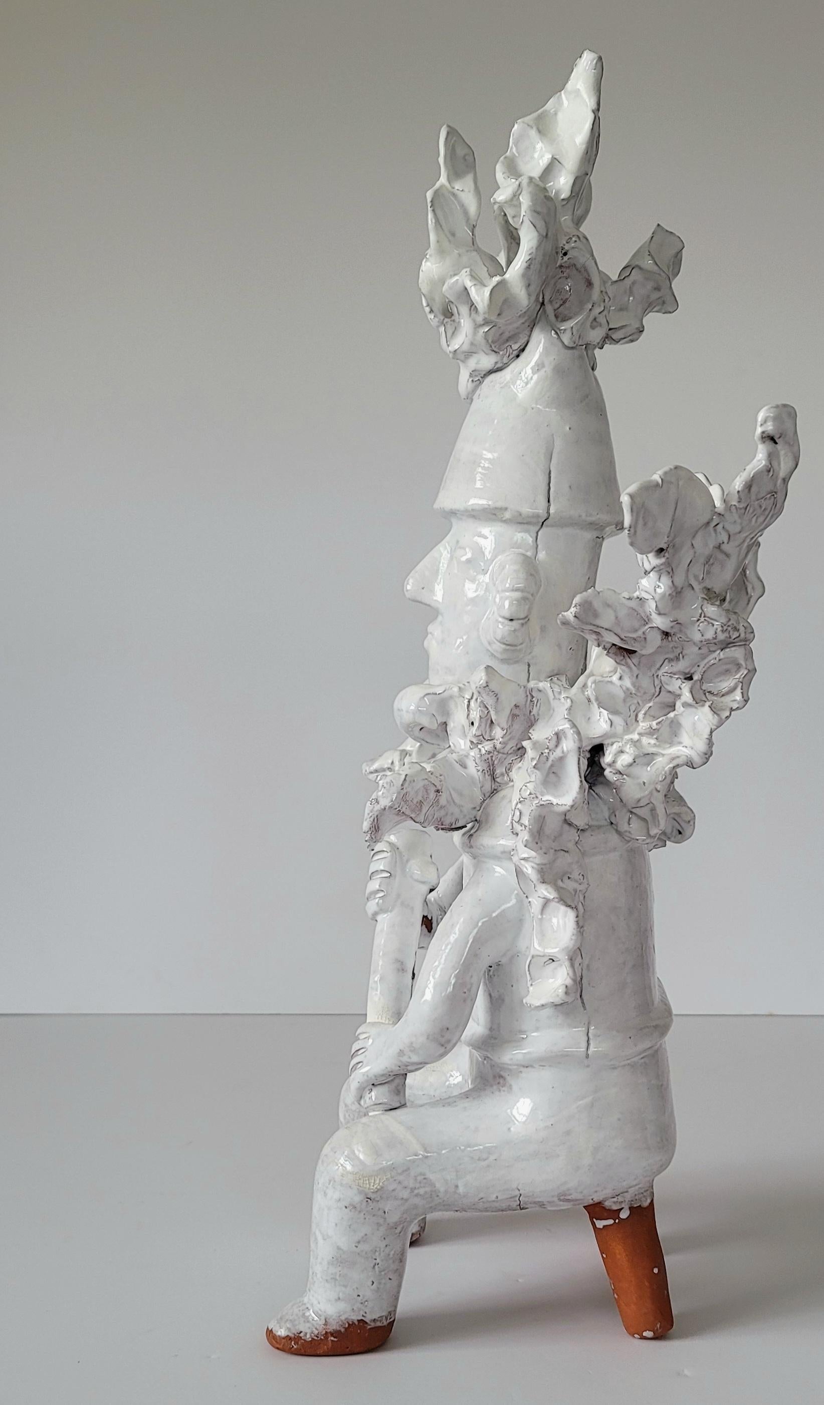 Moderne Sculpture contemporaine en céramique de Nathan Mason en vente