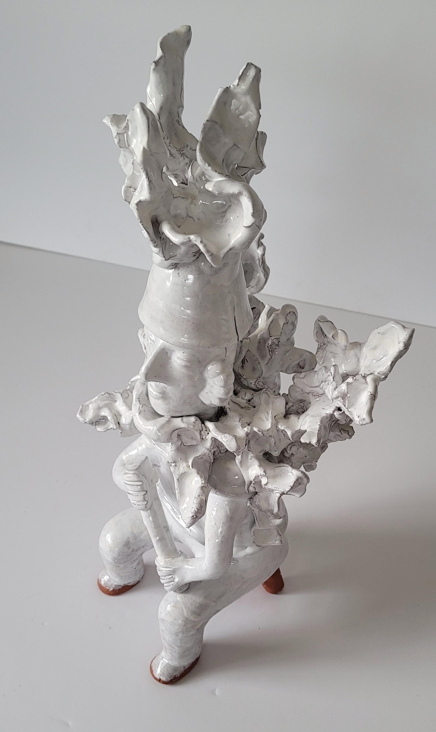 Contemporary Ceramic Sculpture by Nathan Mason In Good Condition For Sale In Chicago, IL