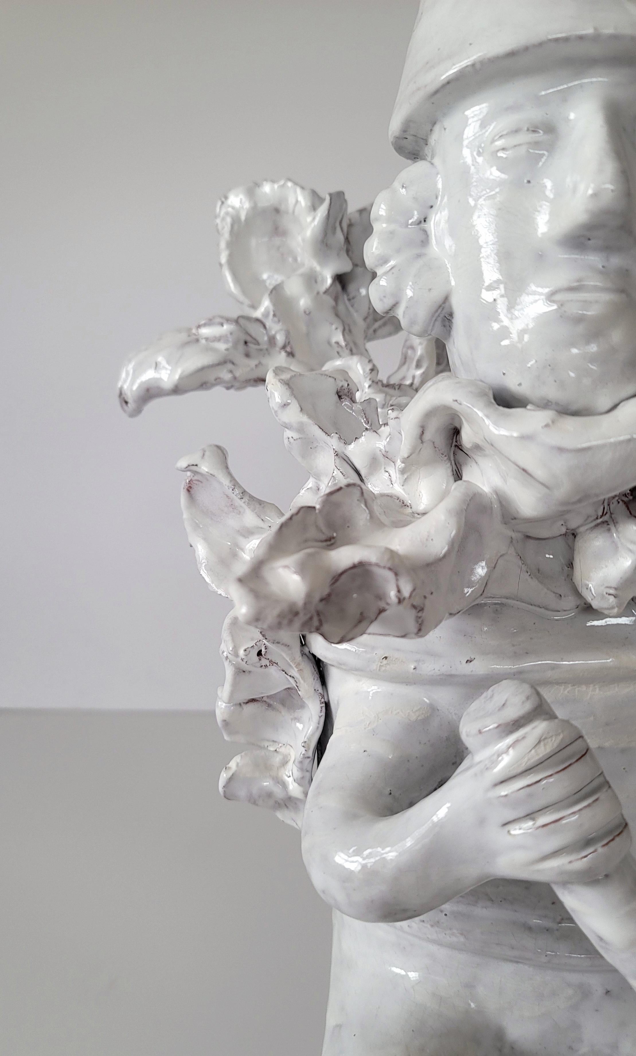 Céramique Sculpture contemporaine en céramique de Nathan Mason en vente