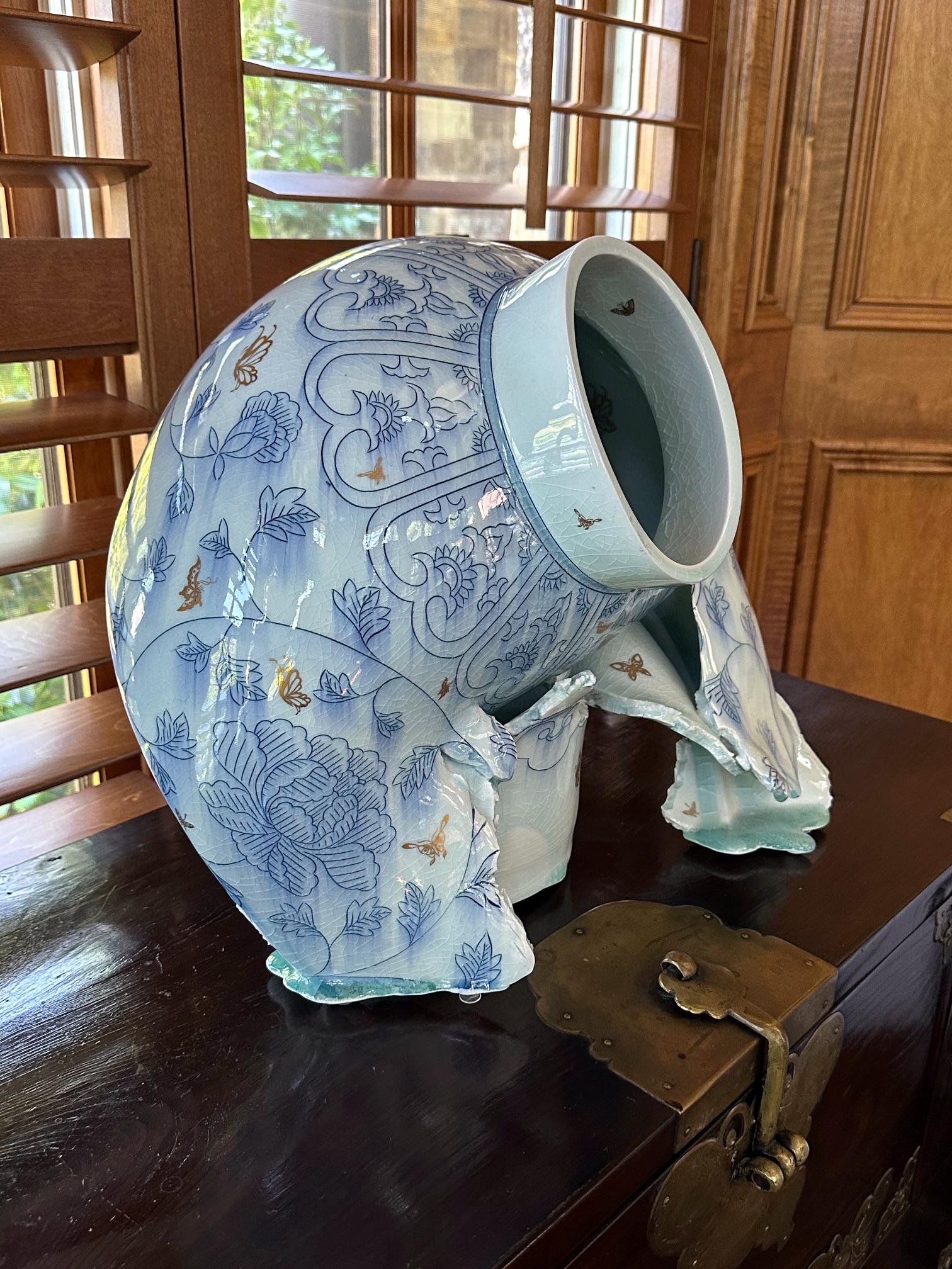 Contemporary Ceramic Sculpture Deconstructed Vase by Steven Young Lee For Sale 13