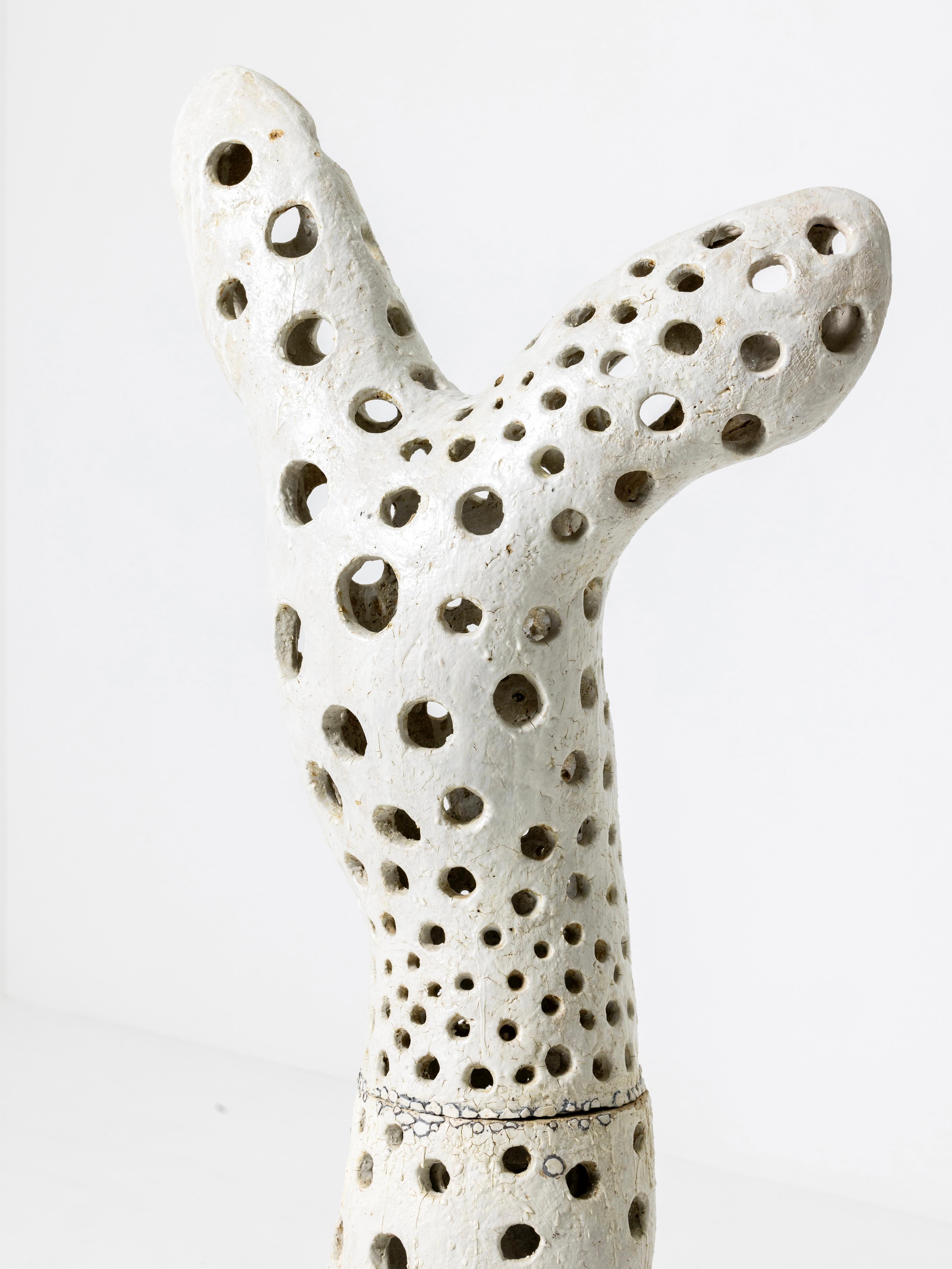 Hand-Crafted Contemporary Ceramic Sculpture 