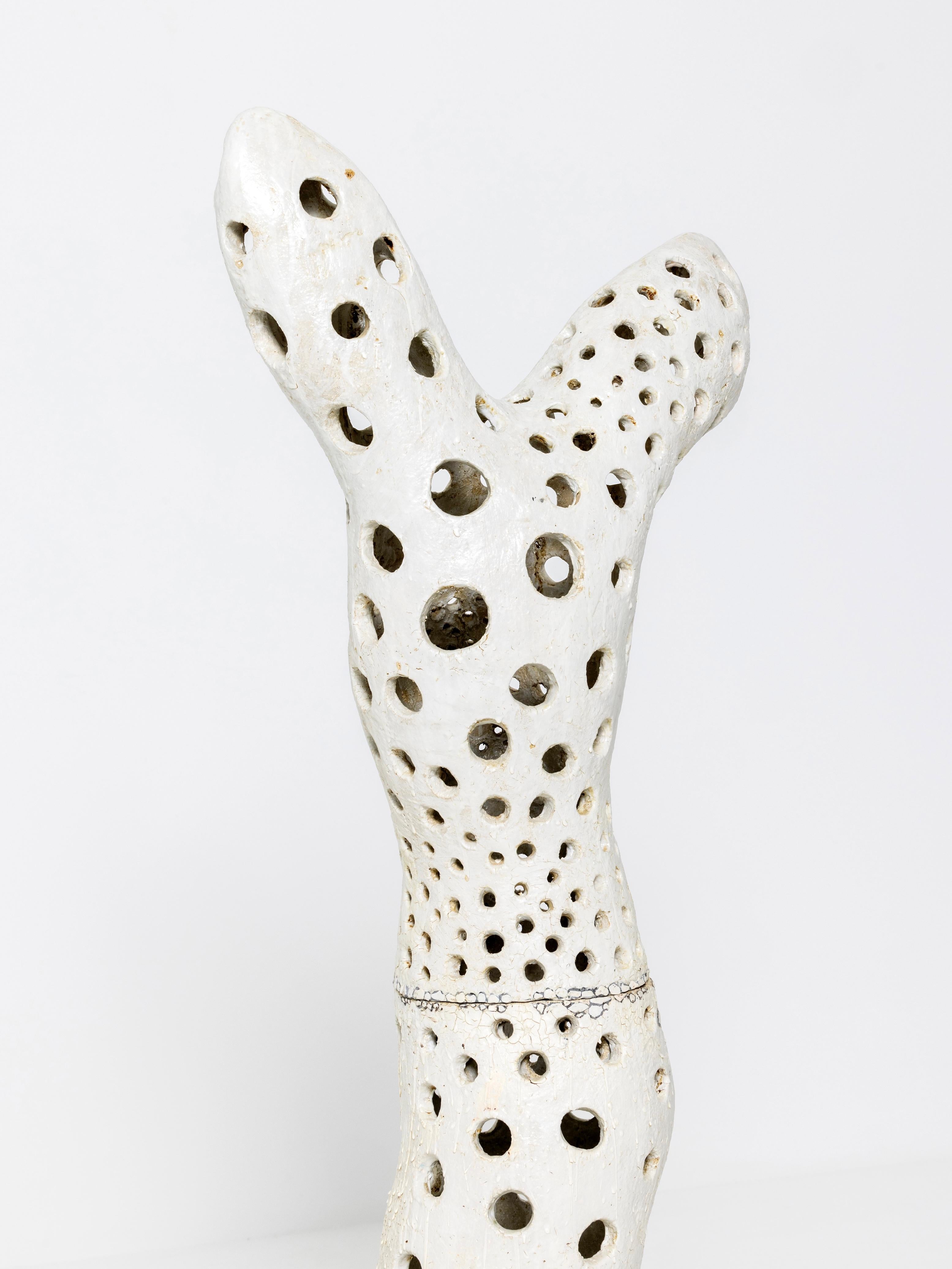 Hand-Crafted Contemporary Ceramic Sculpture 