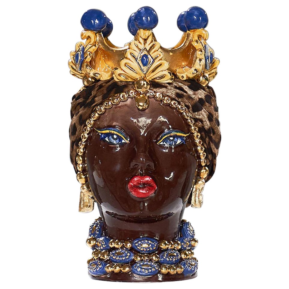 Contemporary Ceramic Sculpture Naomi Head by Vanessa Semaino