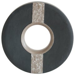 Contemporary Ceramic Sculpture, Petit Anneau Noir