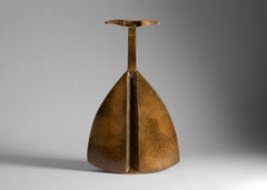 Escultura de cerámica contemporánea con lanzadera tejedora de Aage Birck, Dinamarca, 2015