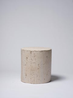 Contemporary Ceramic Side Table Stool 90.9 Ruthile and Vanadium oxide
