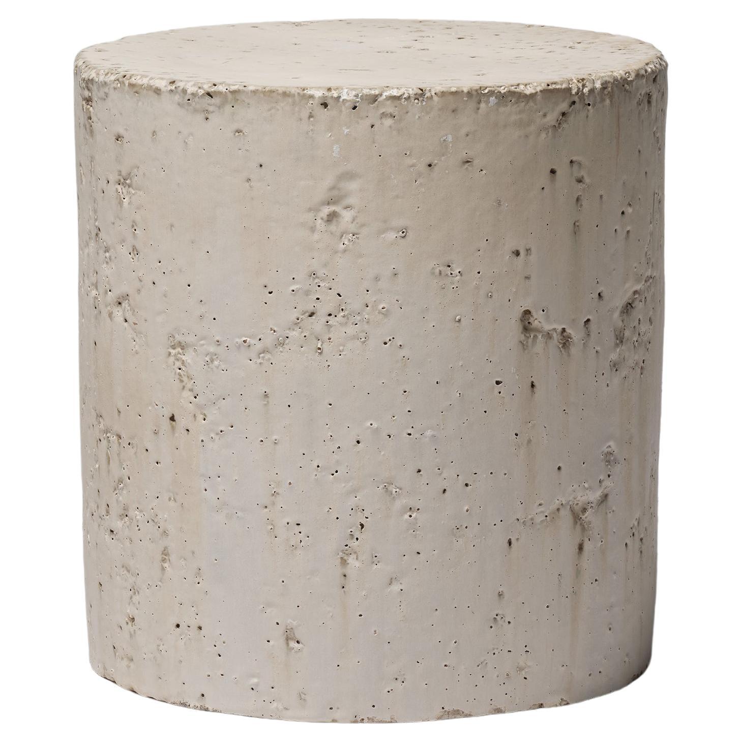 Sgabello da tavolo contemporaneo in ceramica 90,9 Ruthile e ossido di vanadio in vendita