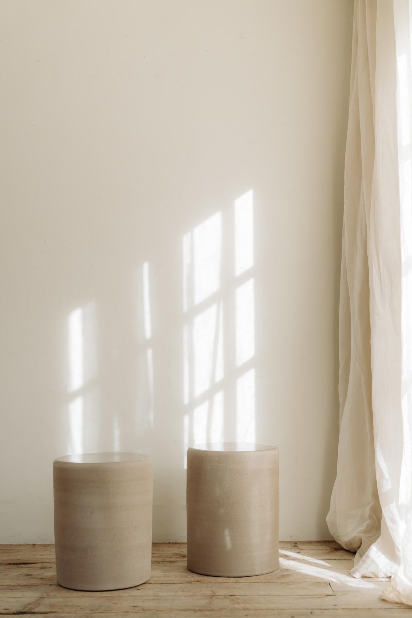 contemporary ceramic side tables/stools For Sale 11