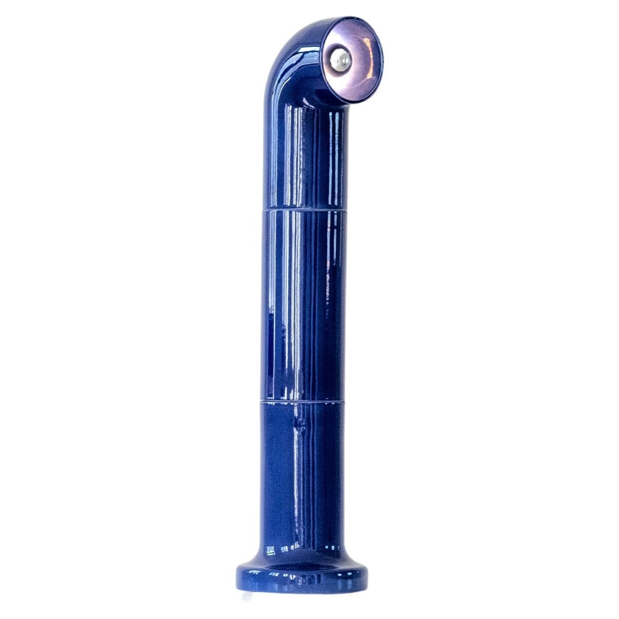 Contemporary Ceramic Standing Lamp 'OP SLIM 3' by Pani Jurek, Ultramarine