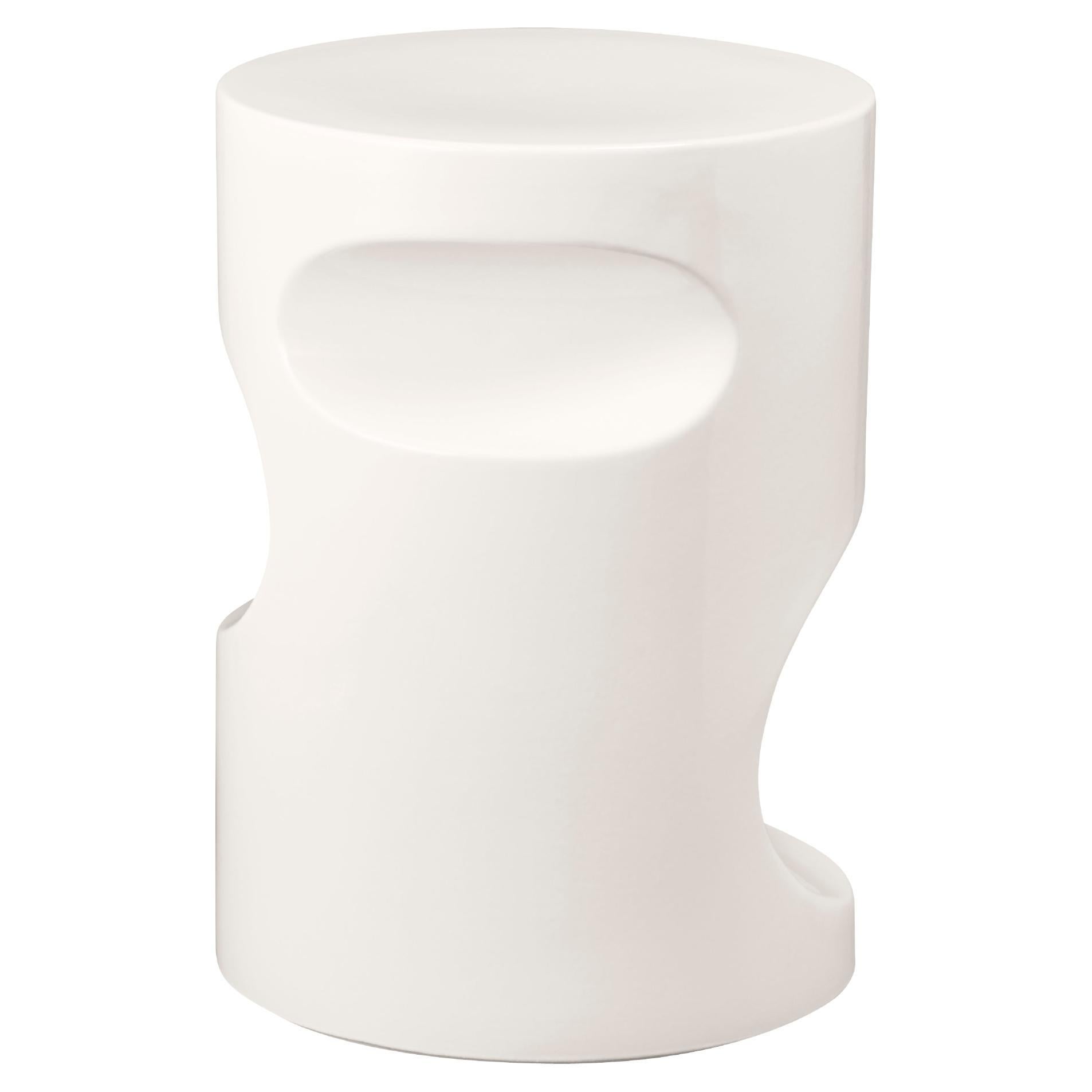 Contemporary Ceramic Stool Fétiche Baby by Hervé Langlais. Available in different colors. 

Hervé Langlais is a graduate of the Normandy School of Architecture in Rouen. He collaborated with Paul Andreu for over fifteen years, working on the