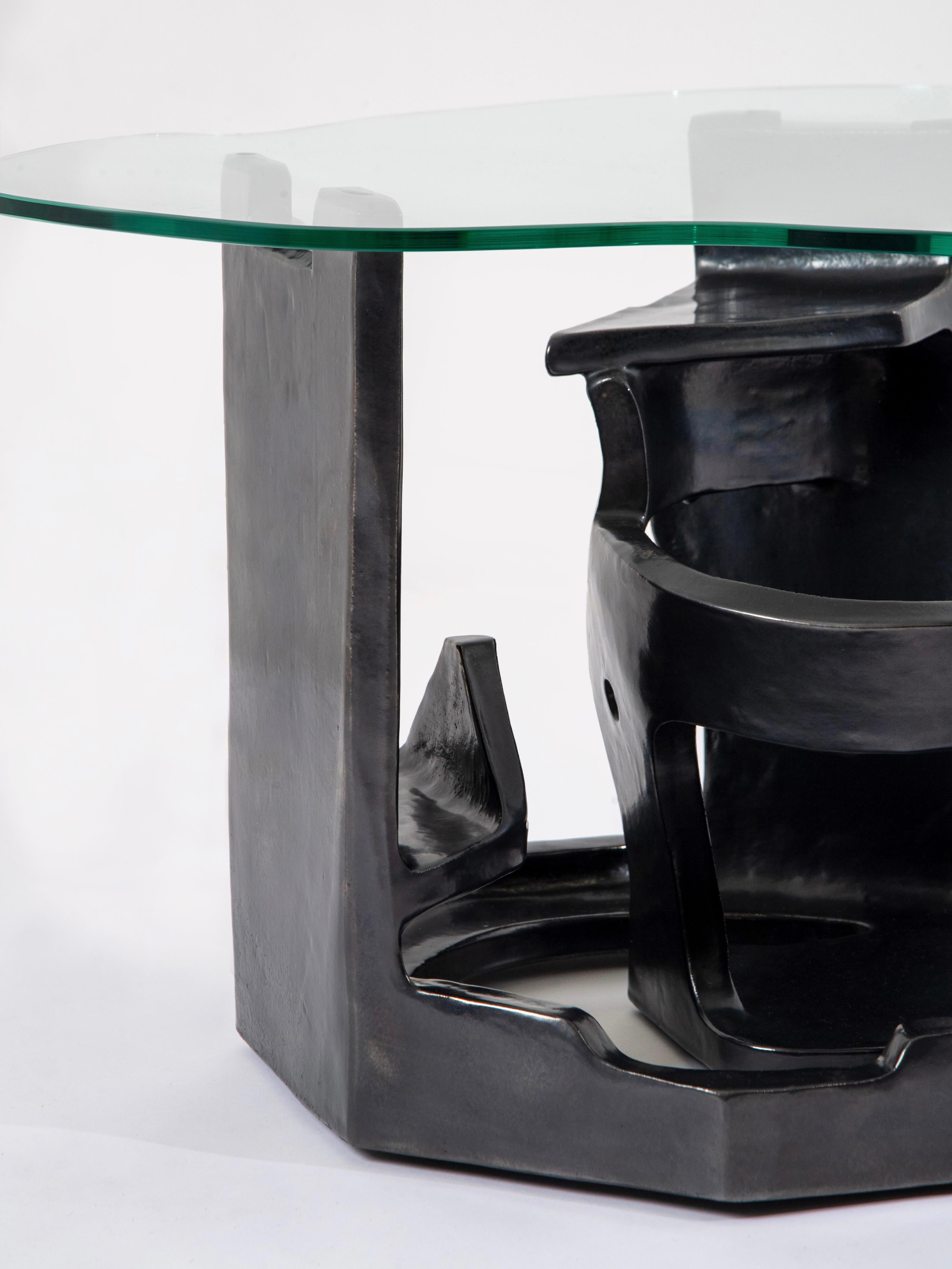 Contemporary Keramiktisch von Flavie Van Der Stigghel, Frankreich im Angebot 1