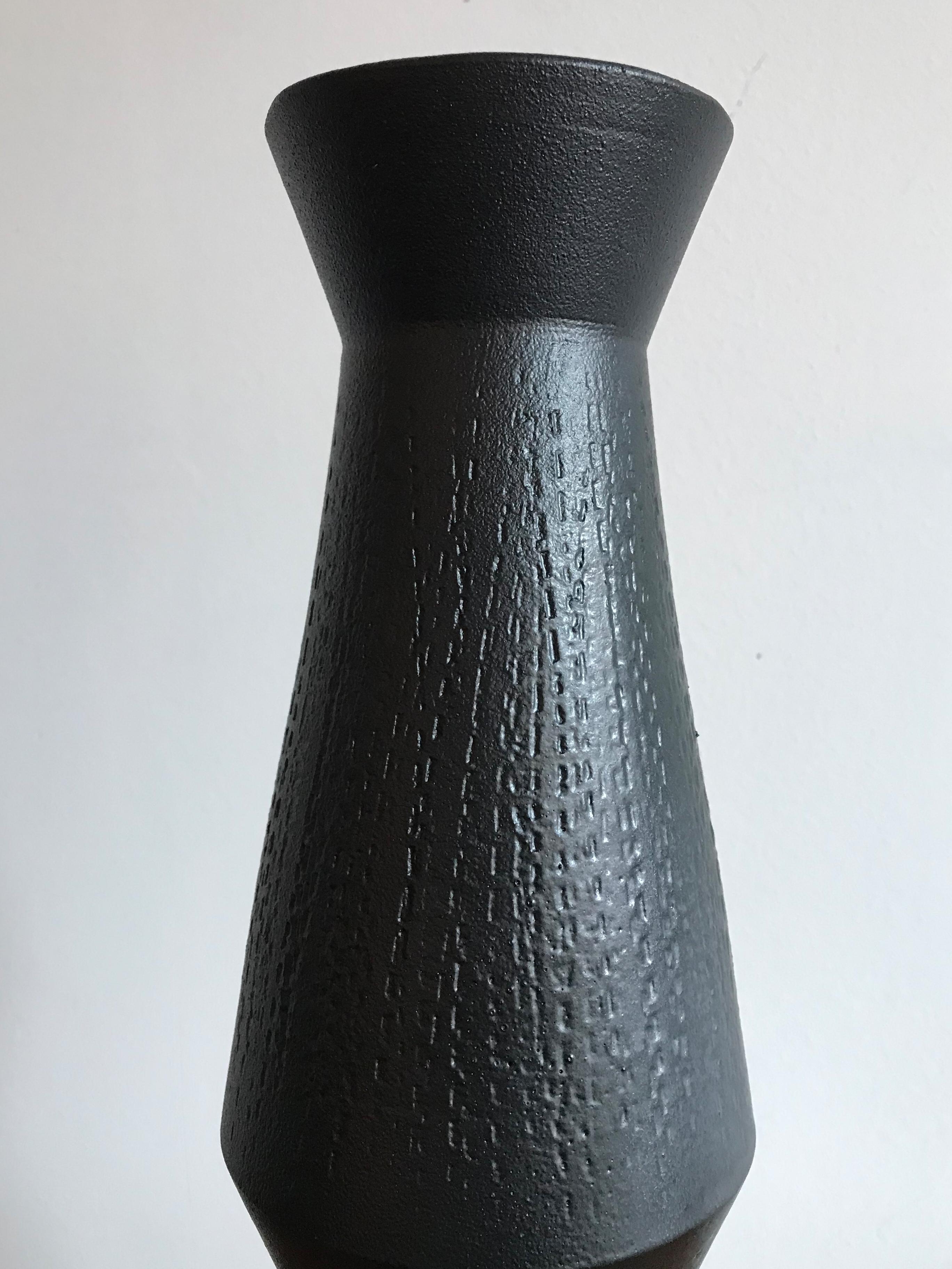 Painted Contemporary Ceramic Vase Designed by Capperidicasa, Made in Italy