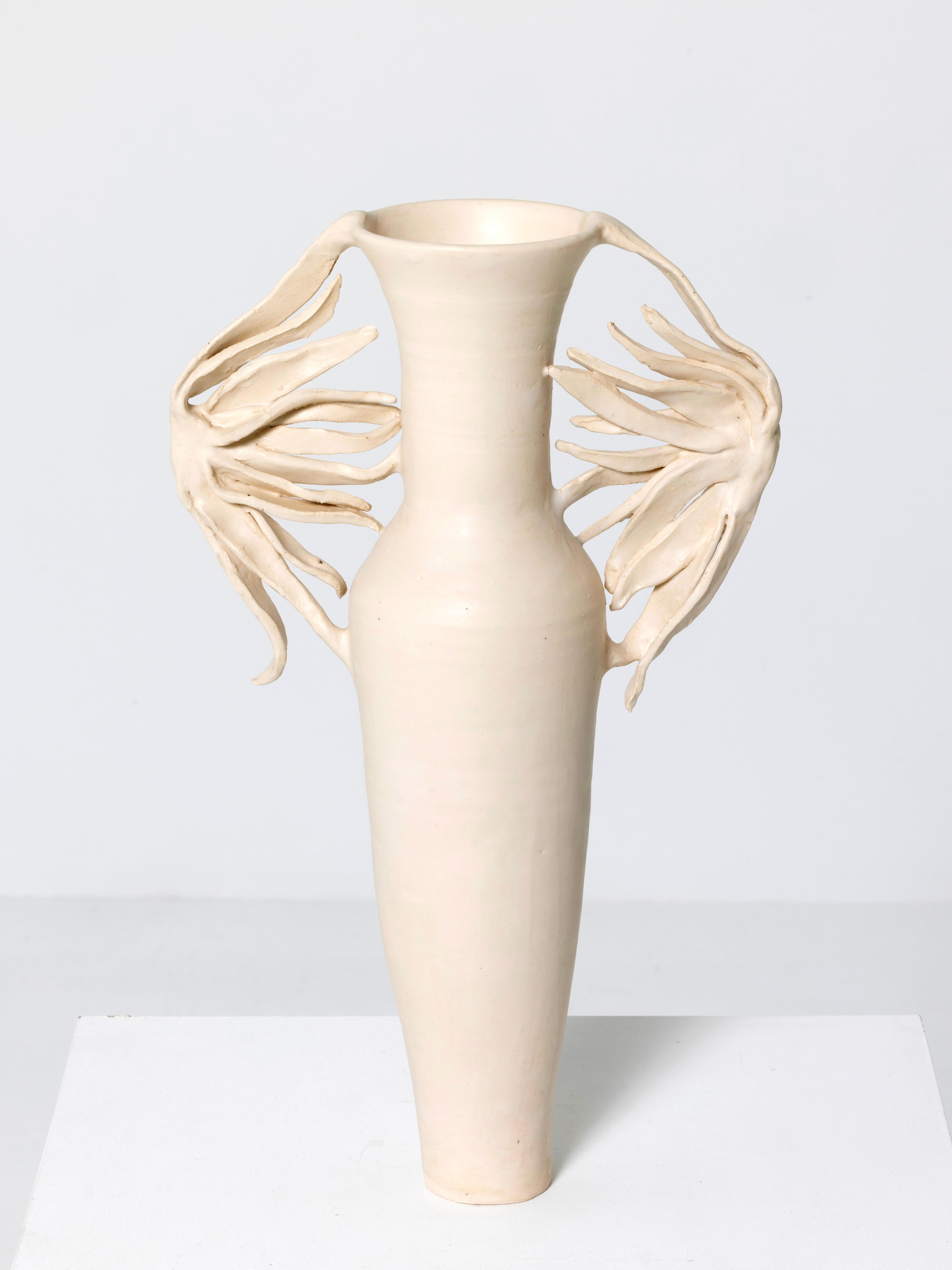 Art Nouveau Contemporary Ceramic Vase, France For Sale