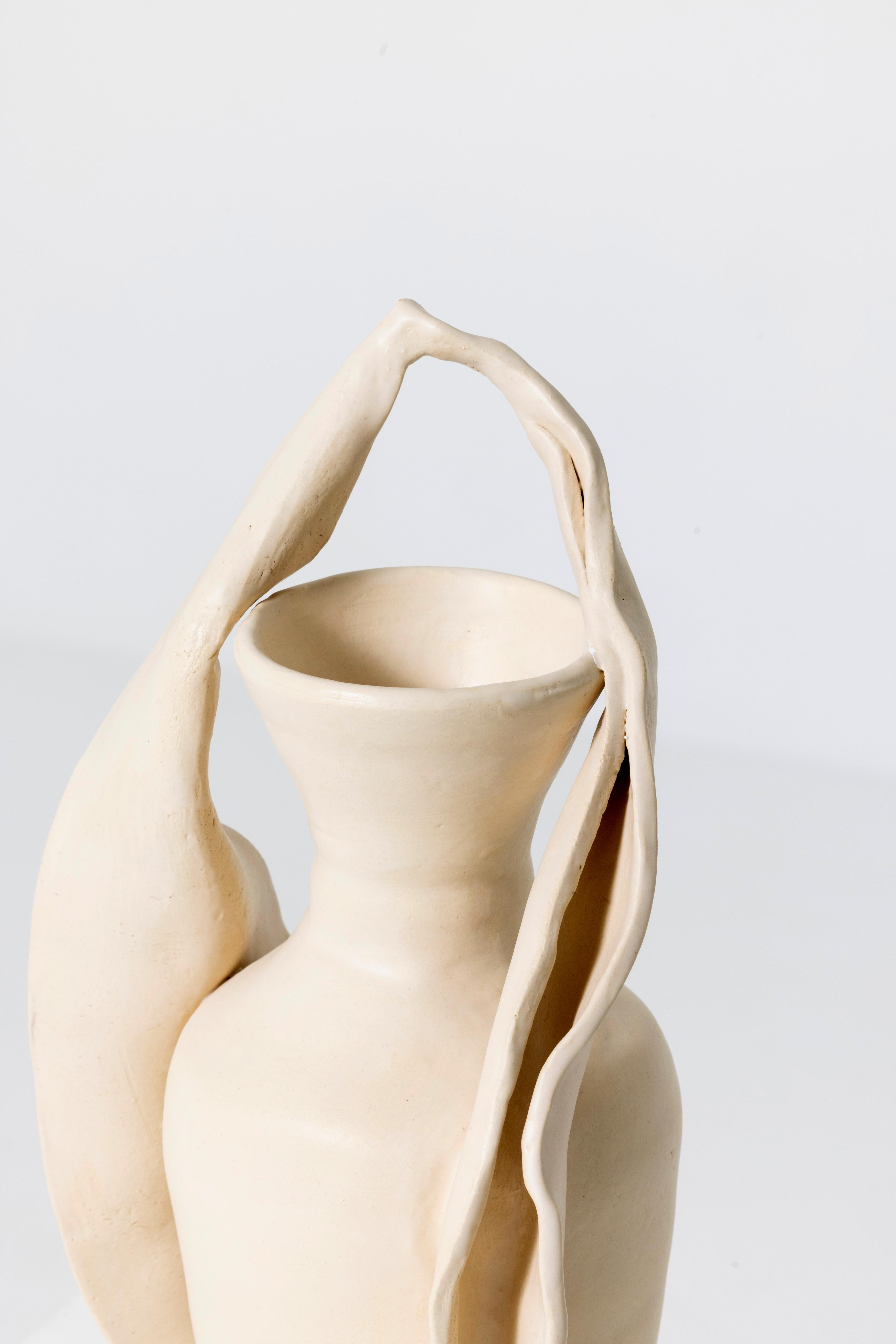 Glazed Contemporary Ceramic Vase, France For Sale