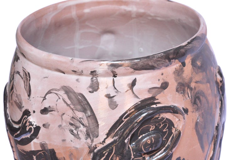 Decorative contemporary vase by Mexican artist, Lorenzo Lorenzzo.