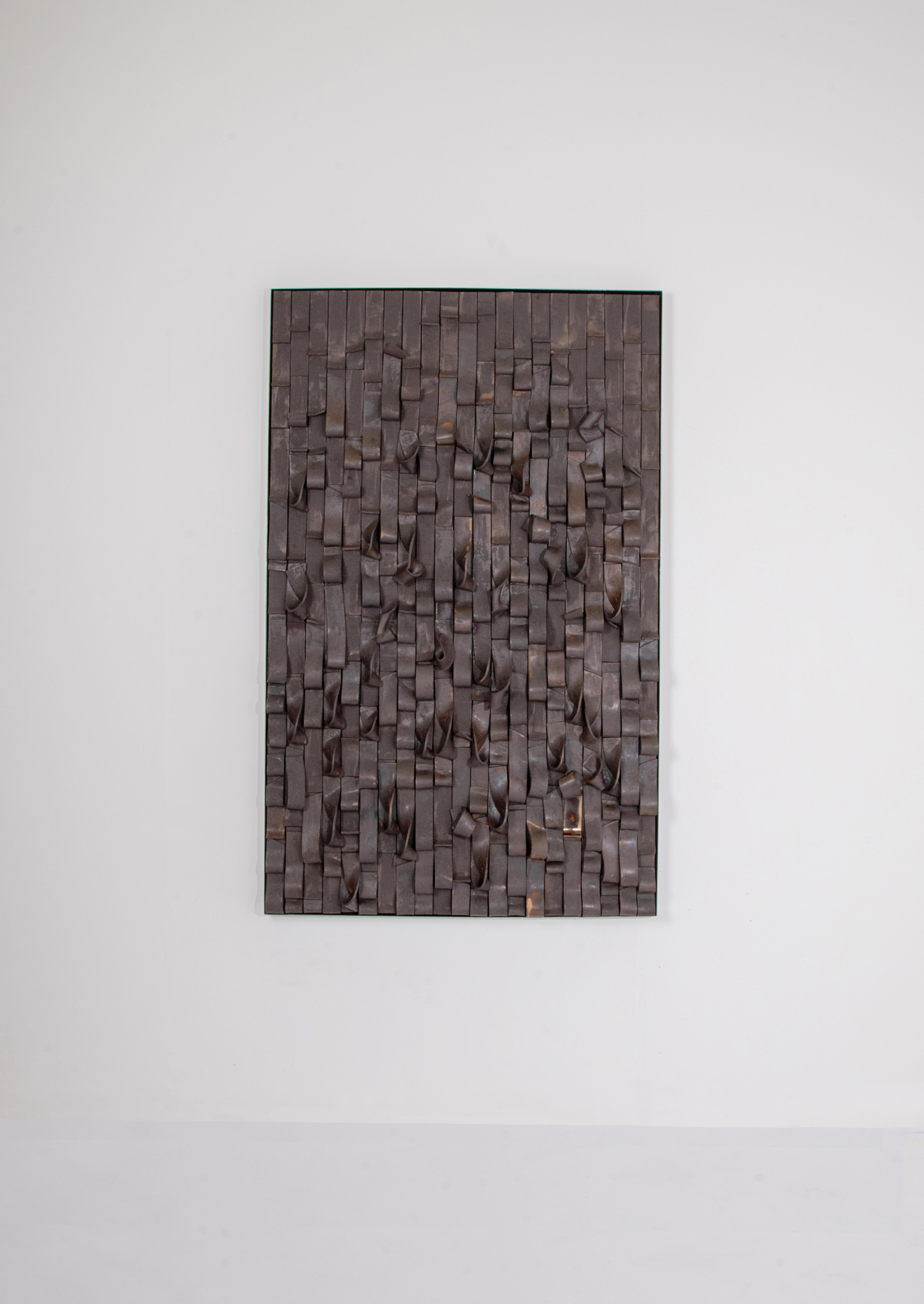 Panel mural de cerámica contemporánea de Clara Graziolino, Italia Moderno orgánico en venta
