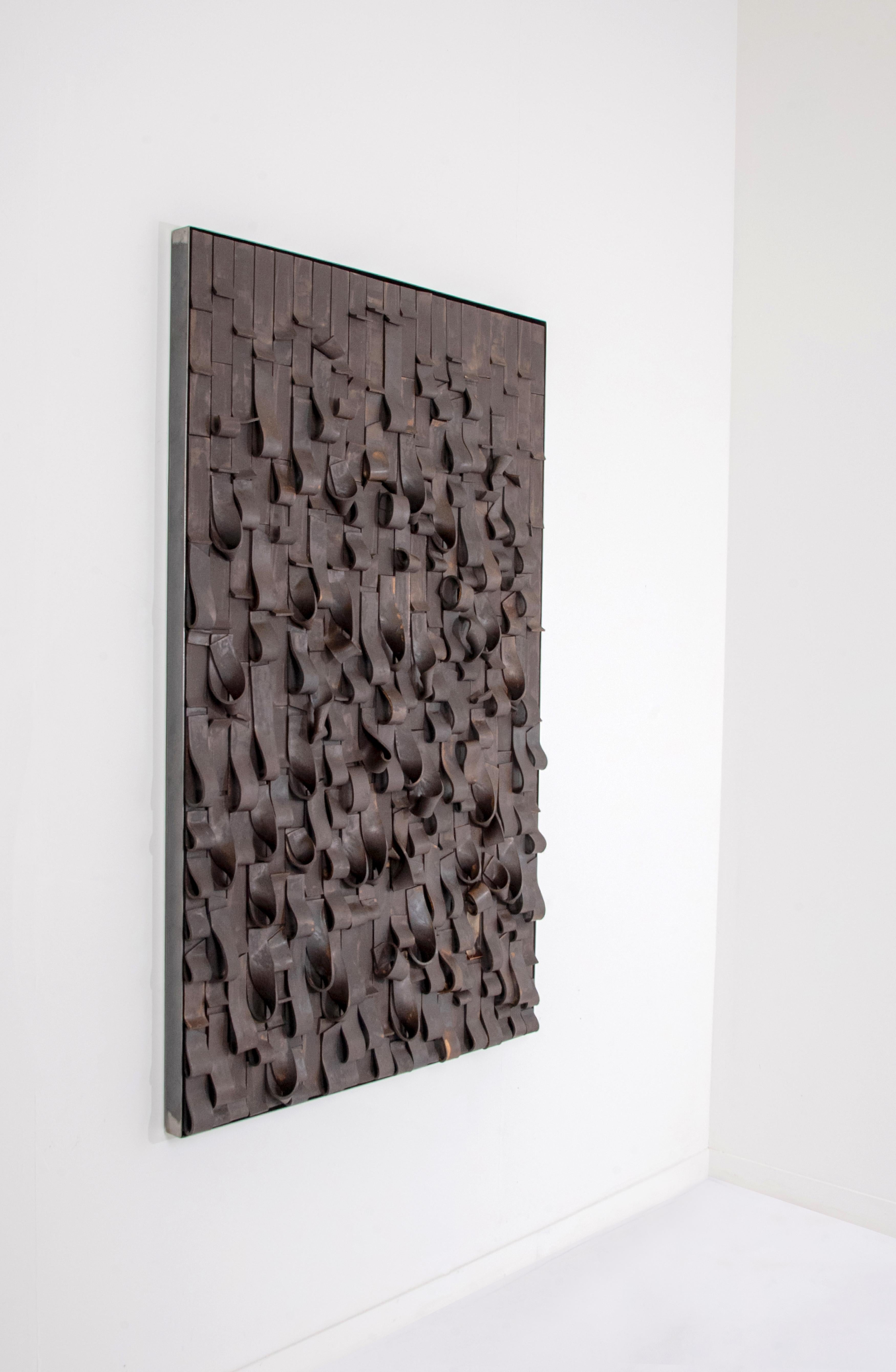 Panel mural de cerámica contemporánea de Clara Graziolino, Italia Hecho a mano en venta