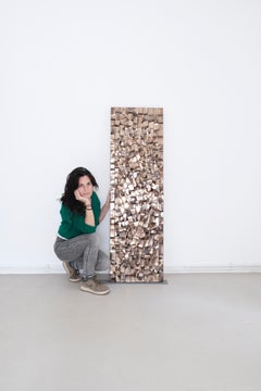 Pannello da parete in ceramica contemporanea di Clara Graziolino, Italia
