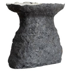 Contemporary Ceramics, Naturalistic, Earthly & Aquatic Glazed Stoneware Vessel