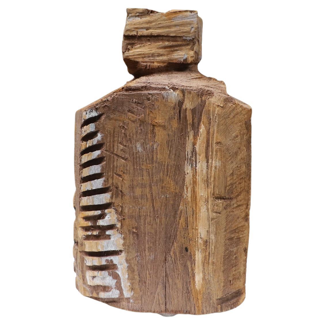 Contemporary Kettensäge geschnitzt Holzskulptur 011 von Studio Melrose im Angebot