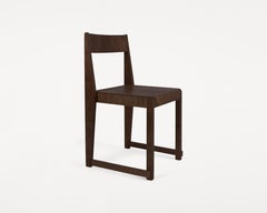 Contemporary Chair '01' by FRAMA, Dark Brown Birch