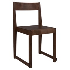 Contemporary Chair '01' by FRAMA, Dark Brown Birch Contemporary Chair '01' by FRAMA, Dark Brown Birch