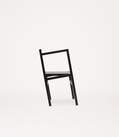 Contemporary Chair '9.5°' by Rasmus B. Fex X FRAMA, Black Ash