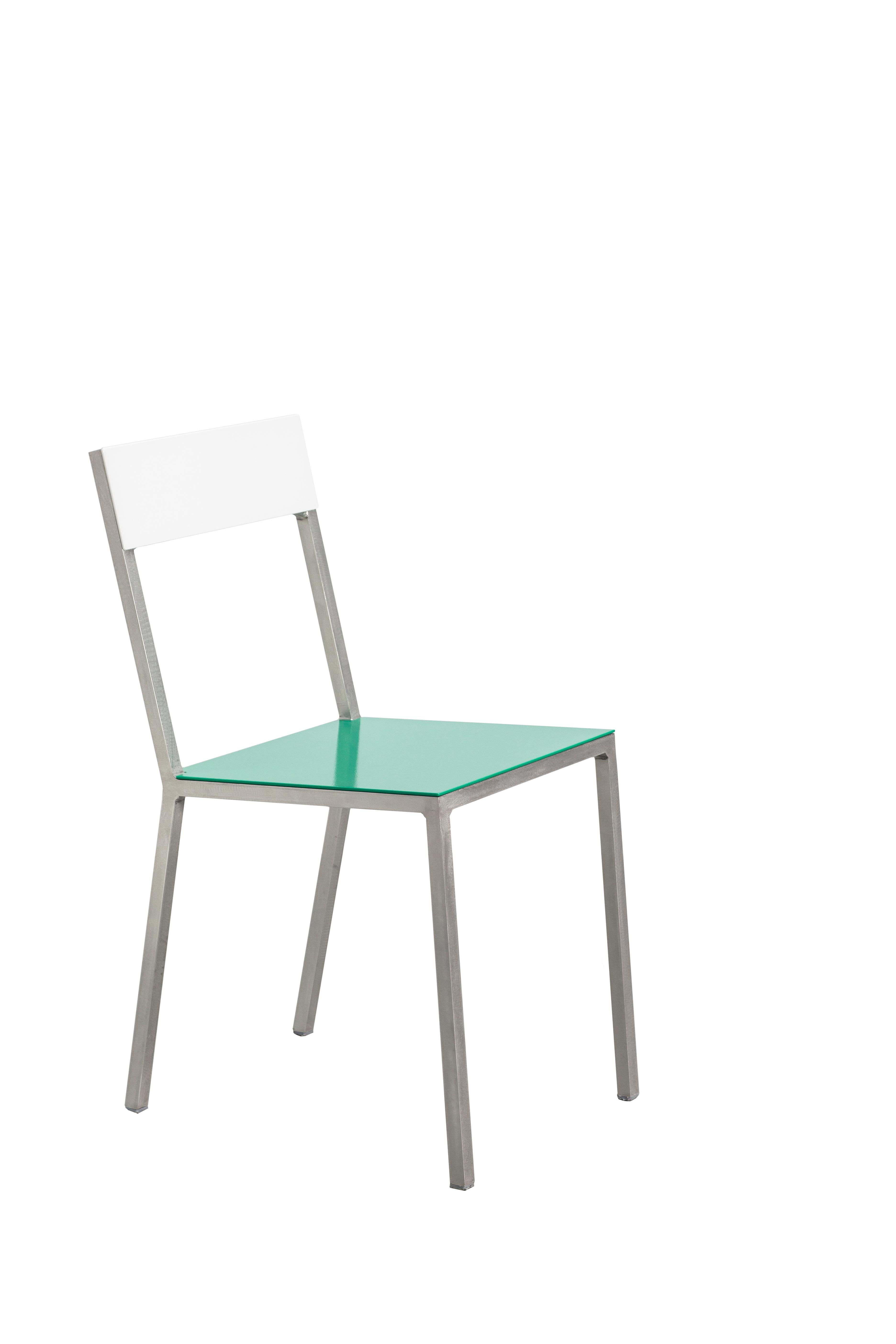 Contemporary Chair 'ALU' by Muller Van Severen, Pink + Burgundy For Sale 1