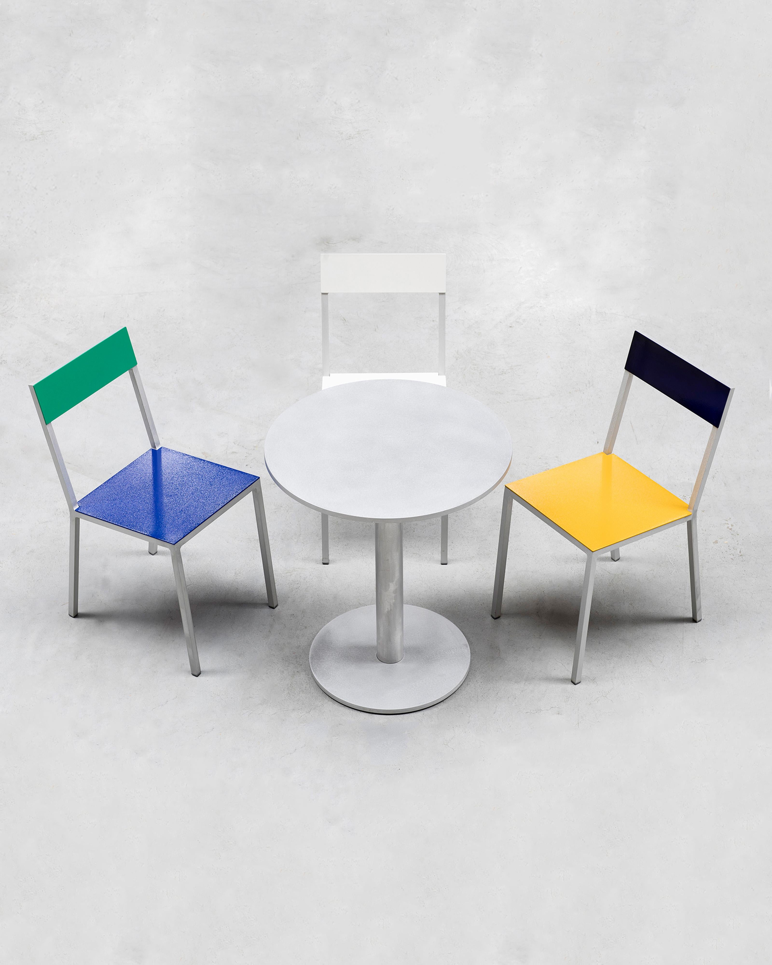 Contemporary Chair 'ALU' von Muller Van Severen x Valerie Objetcs, Rot + Curry im Angebot 4