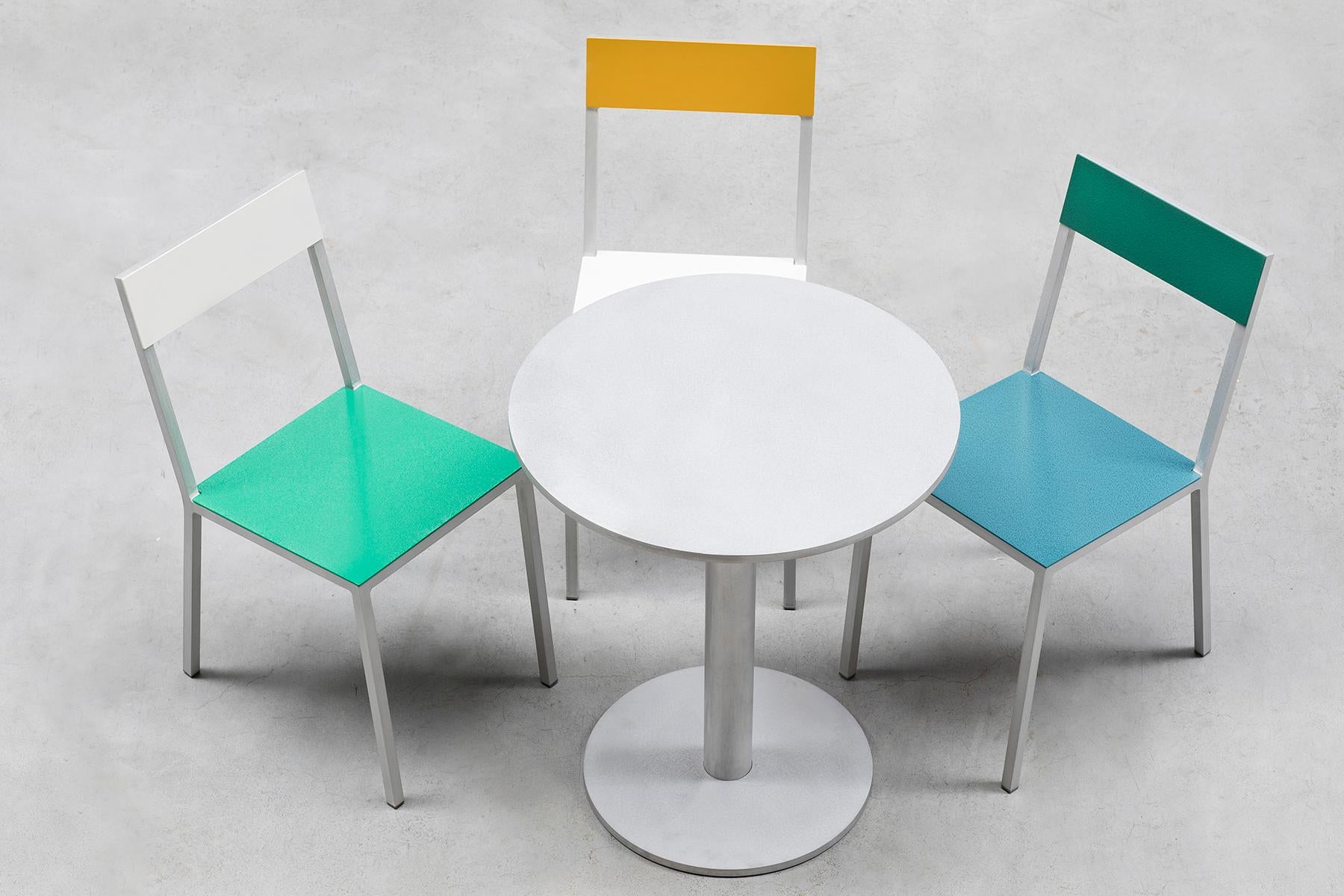 Contemporary Chair 'ALU' by Muller Van Severen x Valery Objetcs, Red + Curry en vente 9