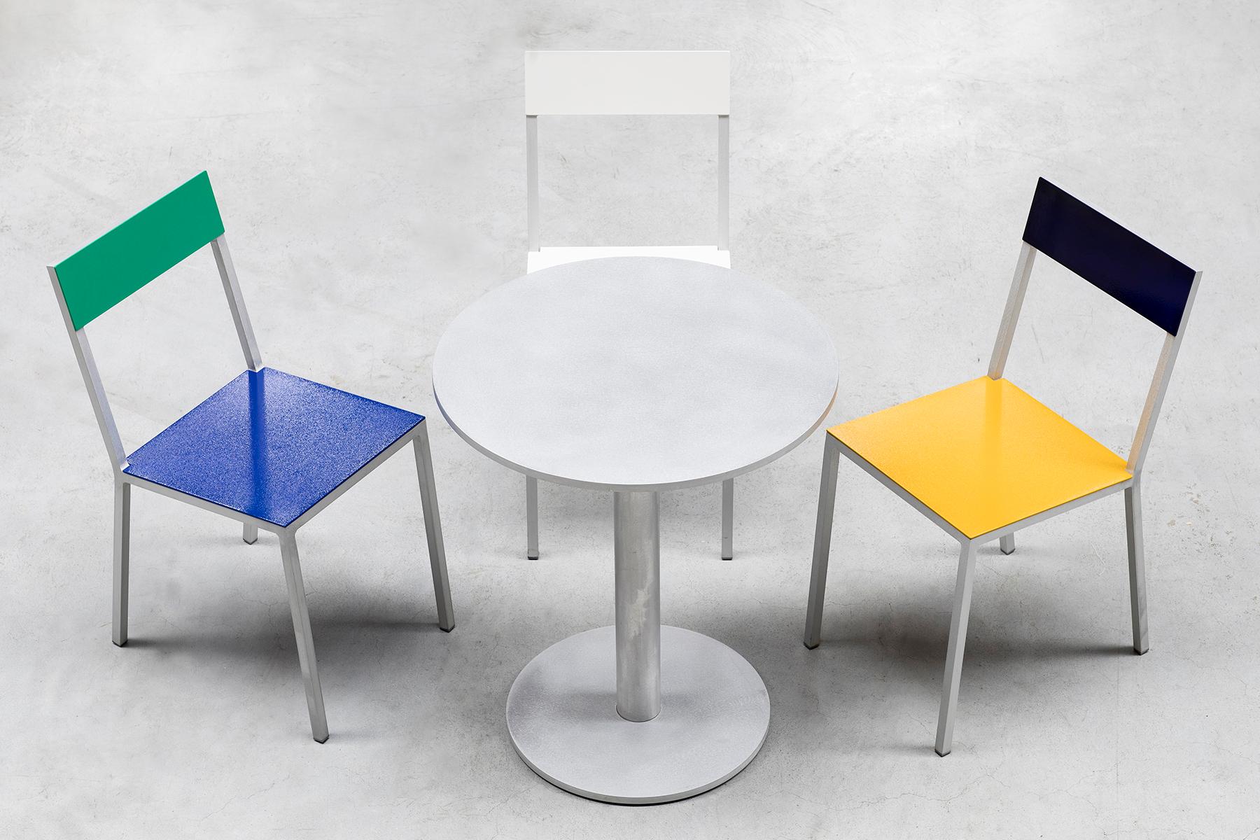 Contemporary Chair 'ALU' by Muller Van Severen x Valery Objetcs, Red + Curry en vente 10