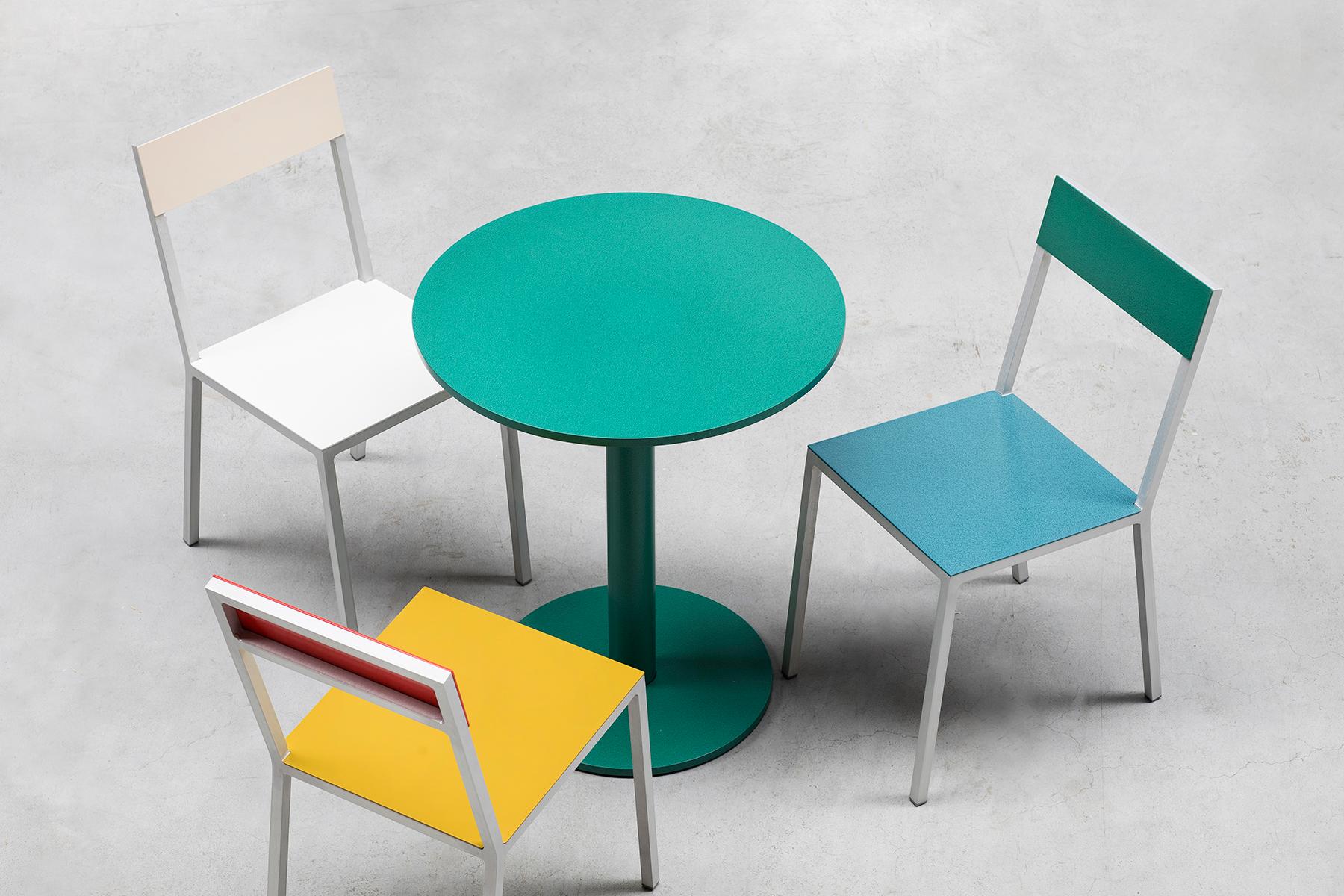 Contemporary Chair 'ALU' by Muller Van Severen x Valery Objetcs, Red + Curry en vente 12