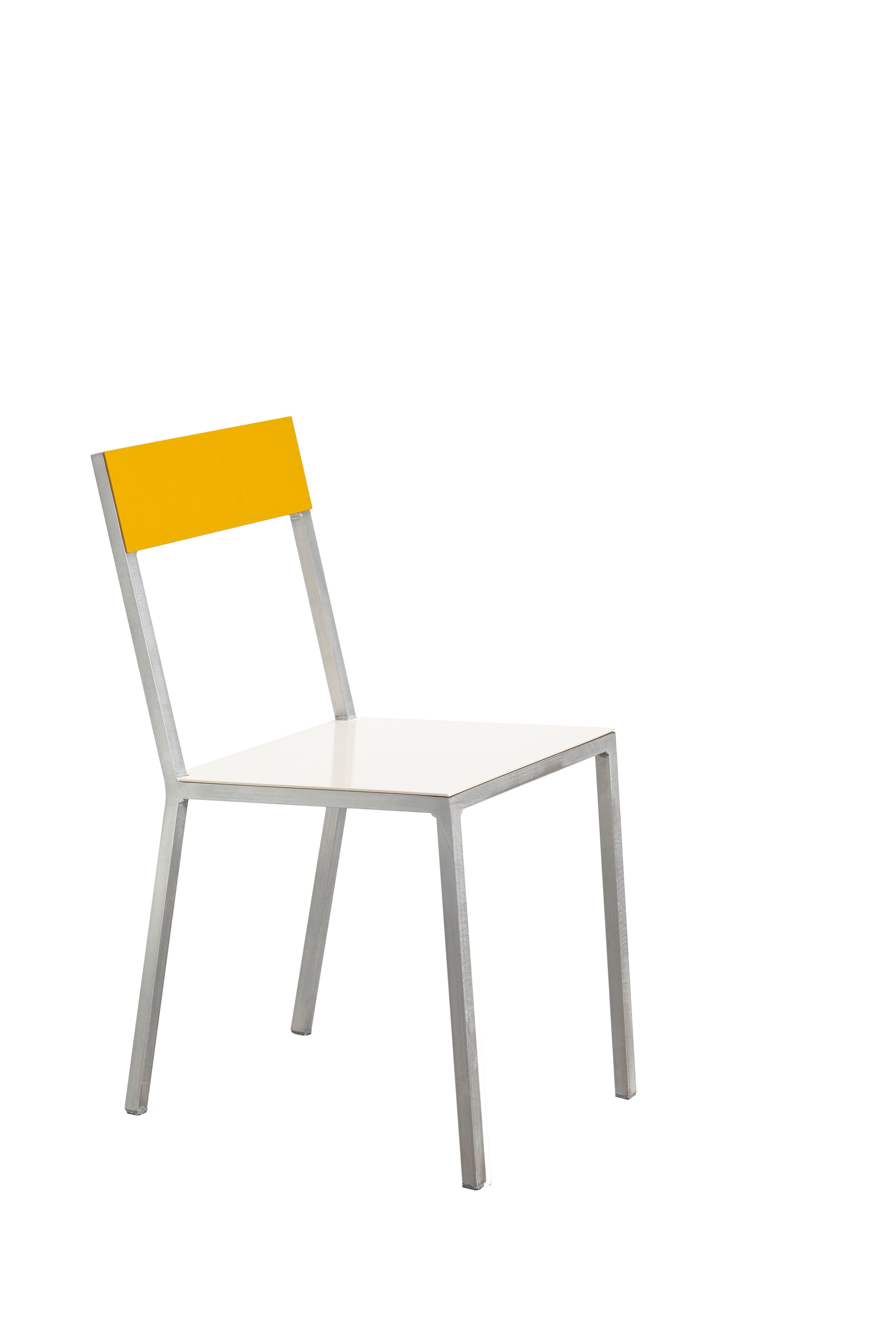 Contemporary Chair 'ALU' von Muller Van Severen x Valerie Objetcs, Rot + Curry (Belgisch) im Angebot