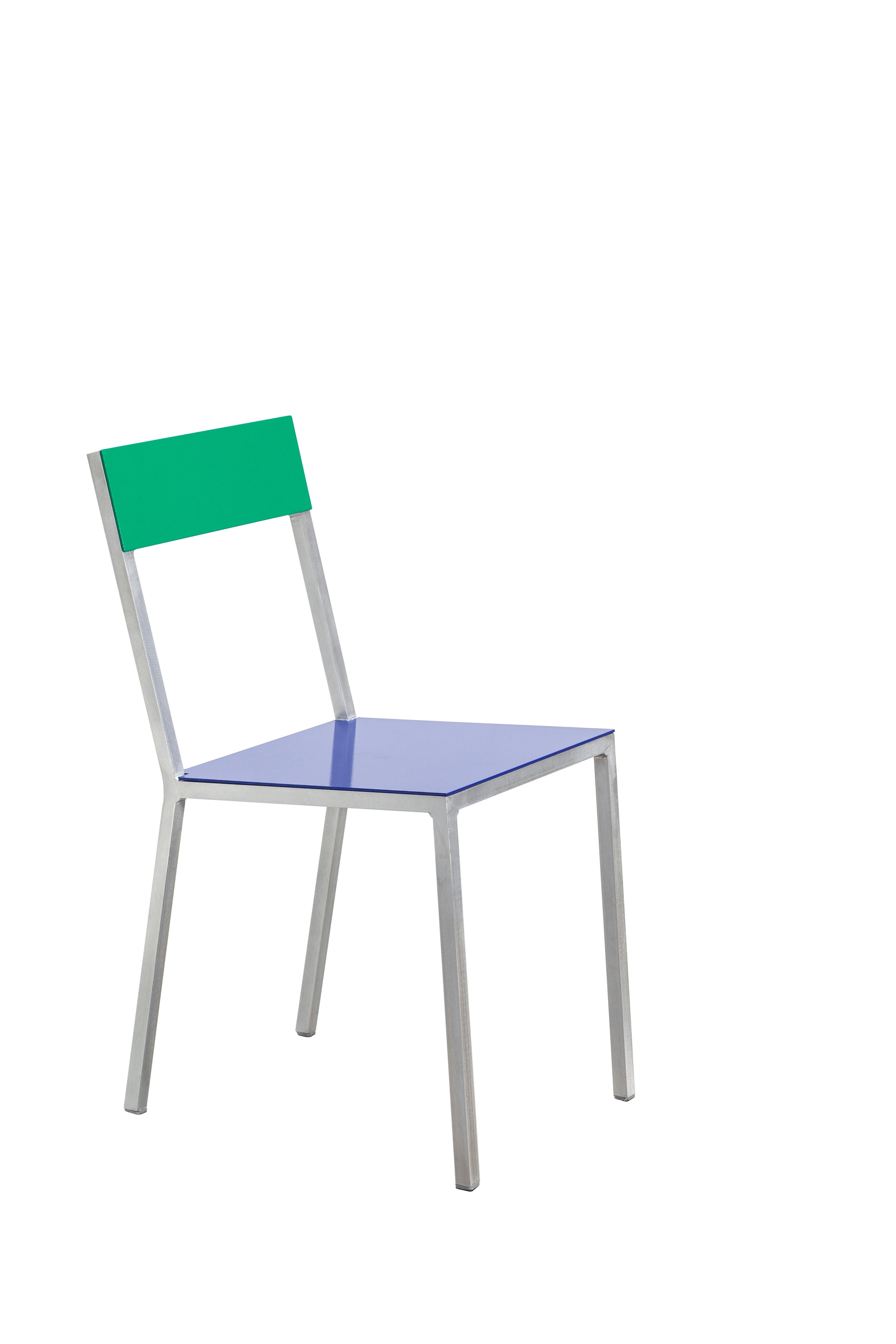 Contemporary Chair 'ALU' von Muller Van Severen x Valerie Objetcs, Rot + Curry im Angebot 1