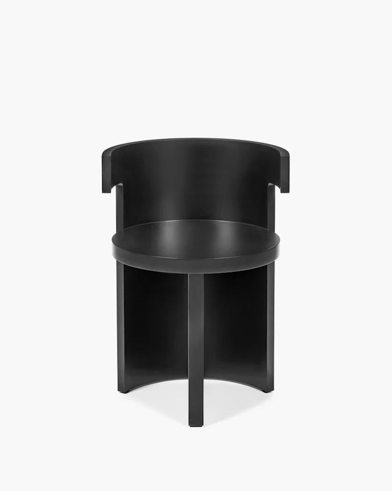 Belga Sedia Contemporary 'Boho' di Ann Demeulemeester, Faggio nero (in magazzino) in vendita