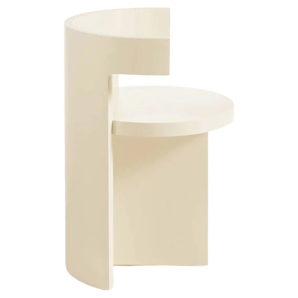 Contemporary Chair 'Boho' by Ann Demeulemeester, Cream Beech (in stock)