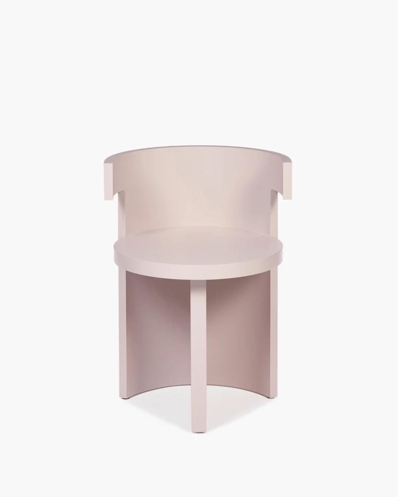 Belge Chaise Contemporary 'Boho' by Ann Demeulemeester, Lilac Beeche (en stock) en vente