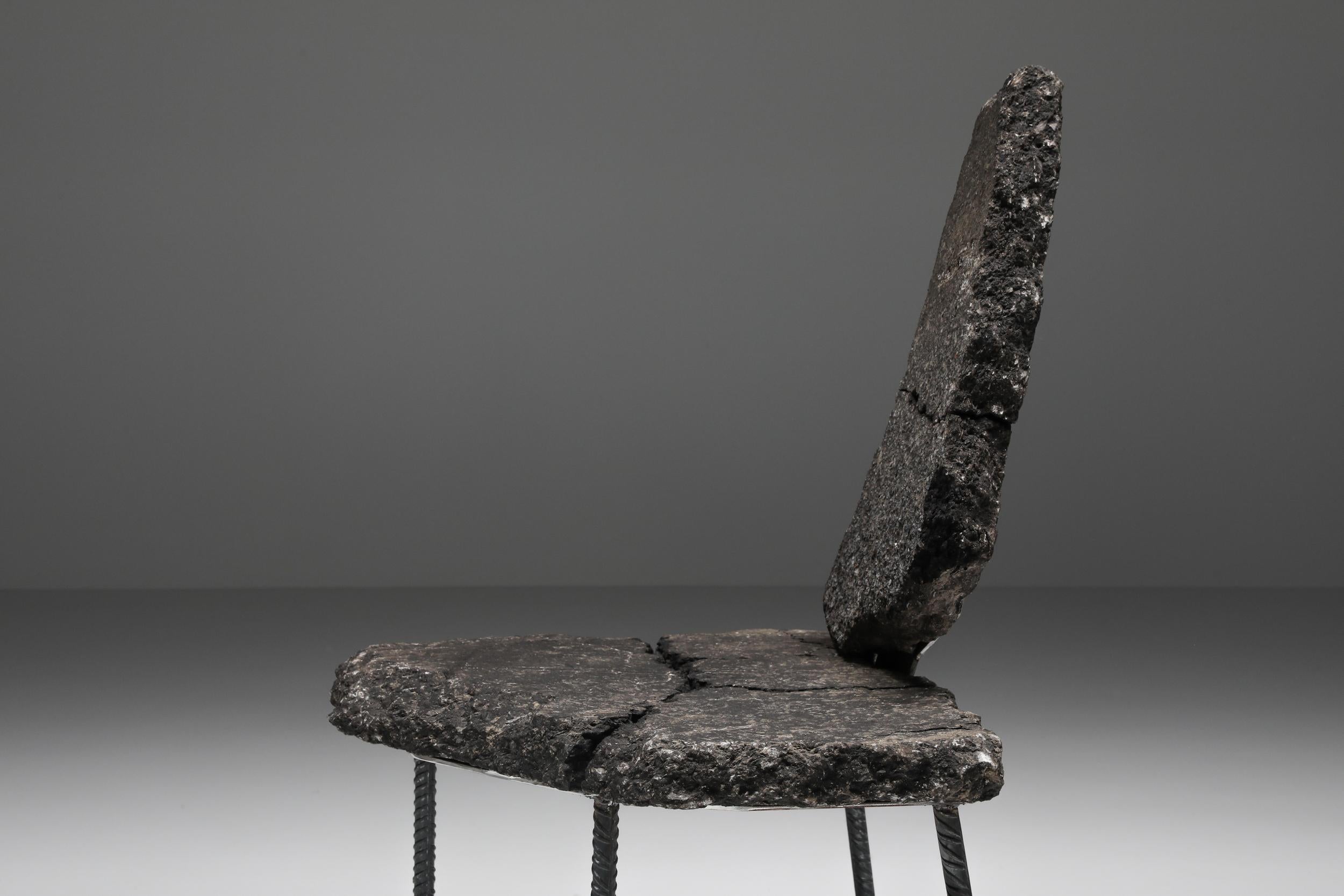 Métal Chaise contemporaine de Lionel Jadot 