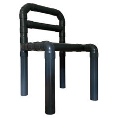 Contemporary Chair by Niccolo Spirito Mod. Diabo  / PVC Pipes