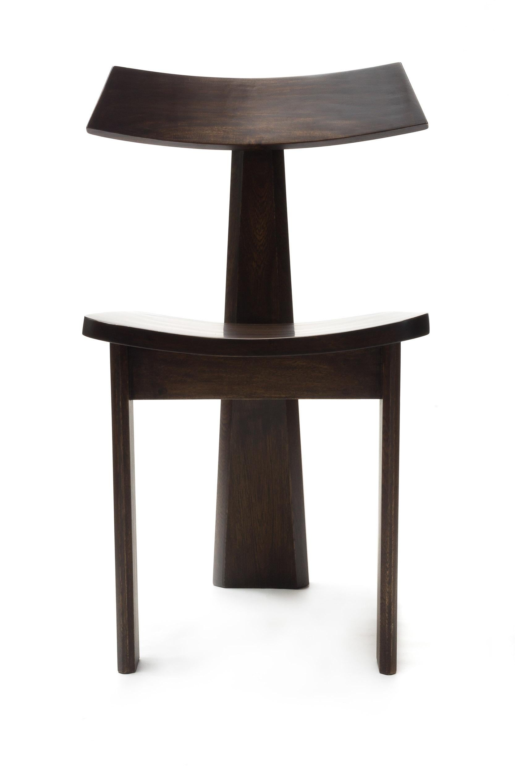 Oak Contemporary Chair 'Dagon' by Carmworks For Sale