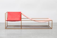 Sedia contemporanea 'Duo Seat' di Muller Van Severen, Rosso + Rosa