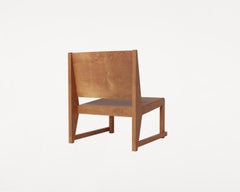 Contemporary Chair 'Easy 01' by FRAMA, Warm Brown Birch