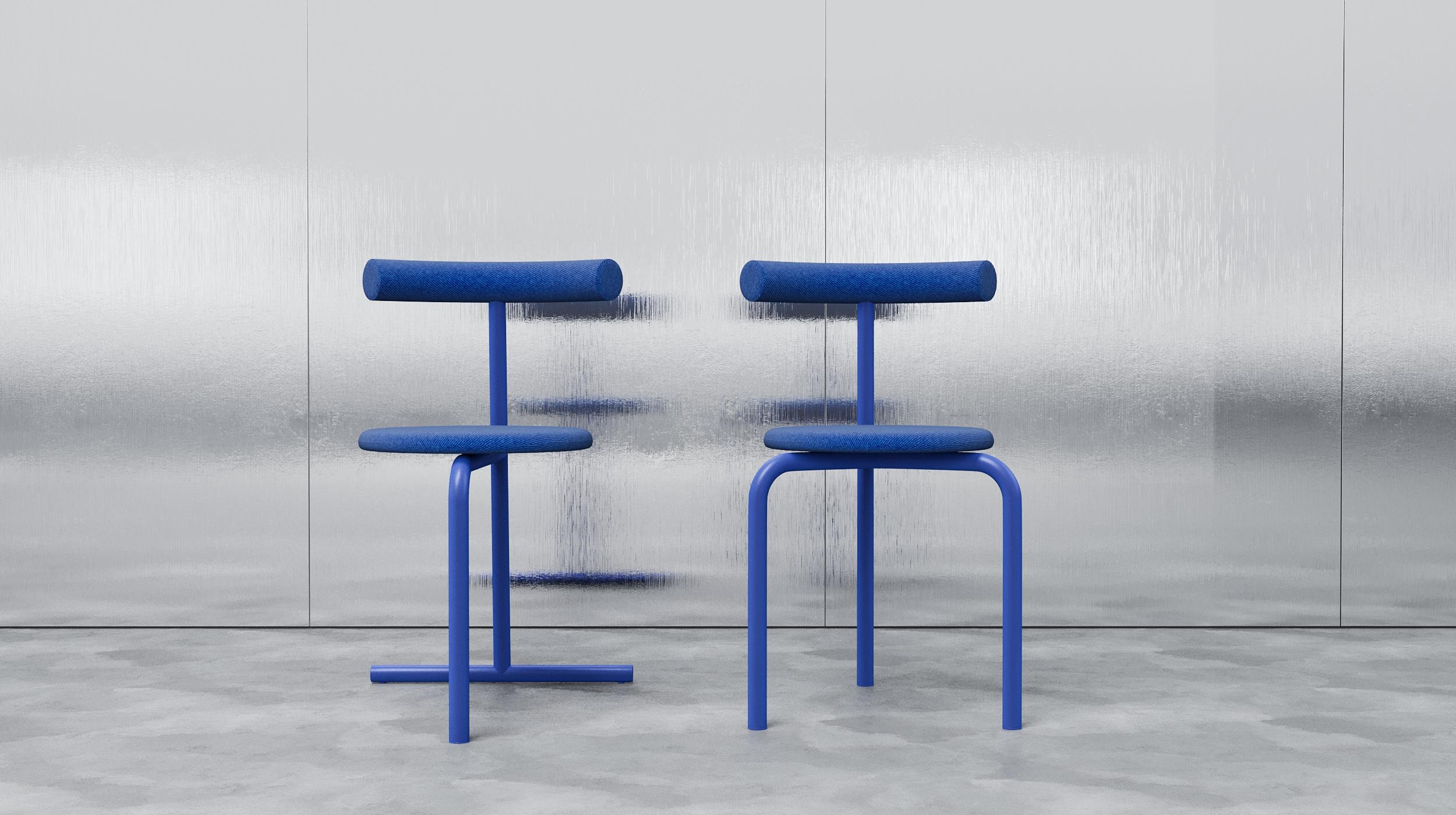 Silla contemporánea 'Eater Tapizada' by Oitoproducts en venta 3