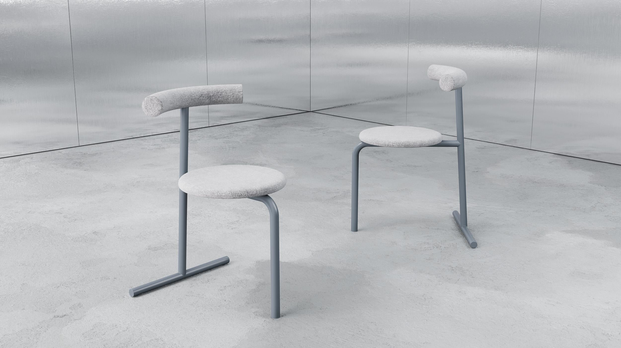 Silla contemporánea 'Eater Tapizada' by Oitoproducts en venta 4