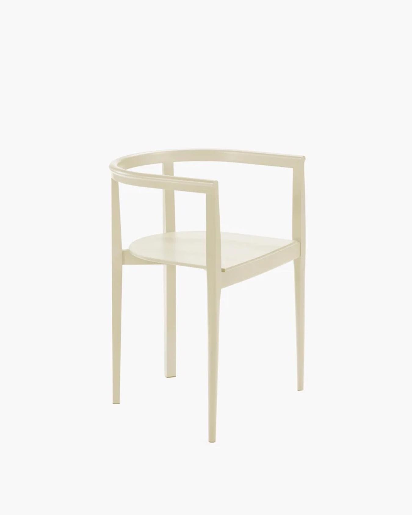 Dining Chair 'Elé' designed by Ann Demeulemeester for Serax. 

Solid Beech
Stain: Cream

The 'Elé' chair by Ann Demeulemeester is a timeless expression of understated elegance and minimalist design. Crafted with precision, this chair combines clean