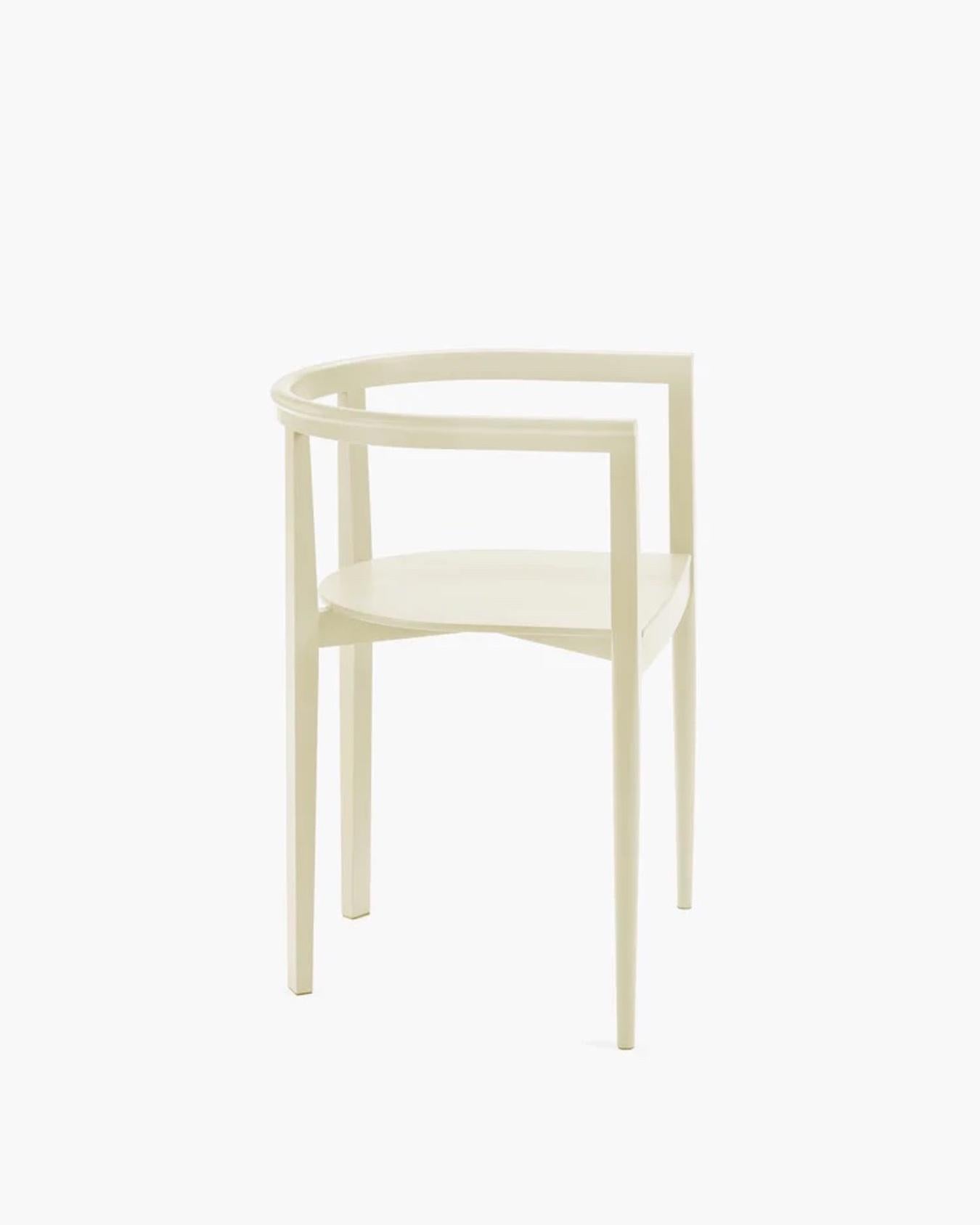 Contemporary Chair 'Elé' by Ann Demeulemeester, Beech Cream (in stock) In New Condition For Sale In Paris, IDF