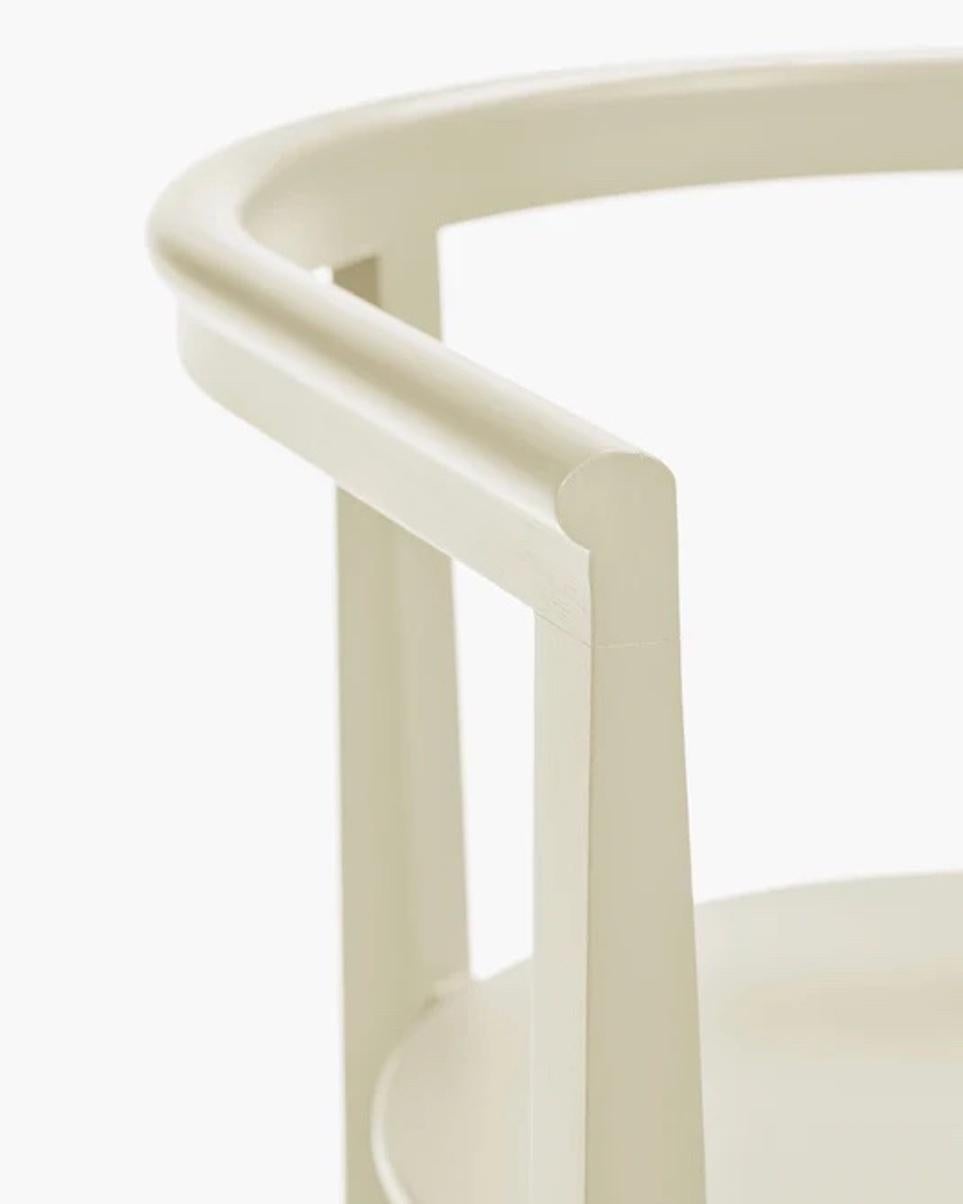 Contemporary Chair 'Elé' by Ann Demeulemeester, Beech Cream (in stock) For Sale 1