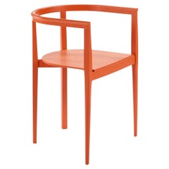 Contemporary Chair 'Elé' by Ann Demeulemeester, Beech Orange (in stock)