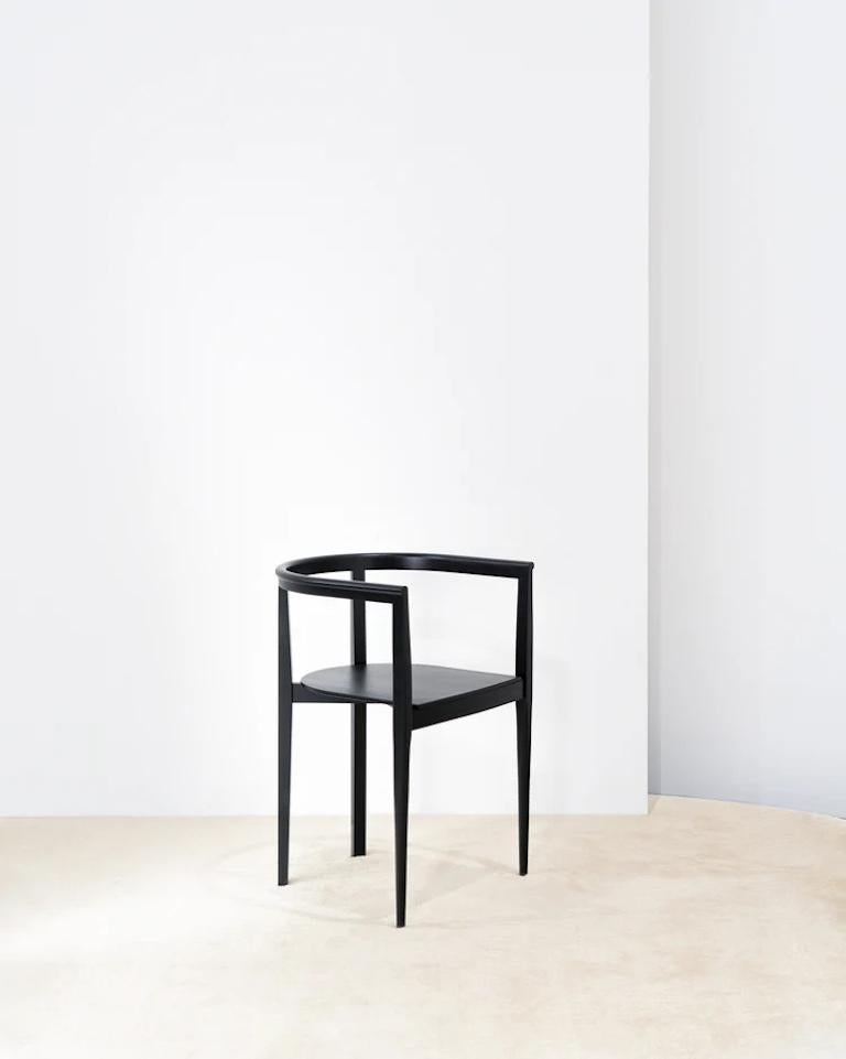 Contemporary Chair 'Elé' by Ann Demeulemeester, Beech Red (in stock) For Sale 7